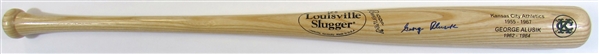 George Alusik Kansas City Athletics Signed Bat