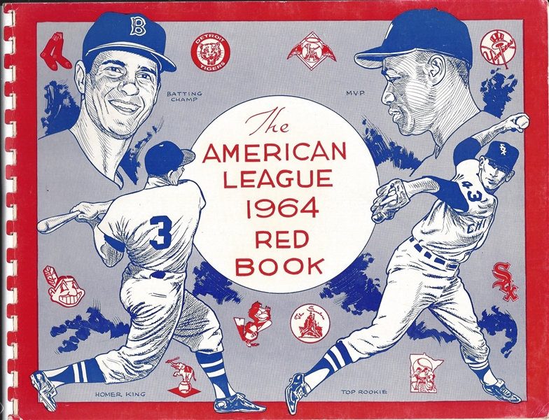 American League 1964 & 1965 Press Only Red Books.