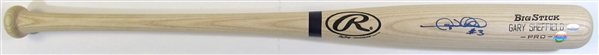 Gary Sheffield Signed Bat