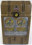 	Coin-operated Daval Mexican Baseball machine, Penny 2 player counter game, original paint,