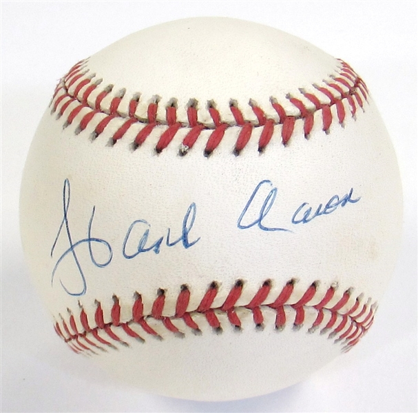 Hank Aaron Signed Ball