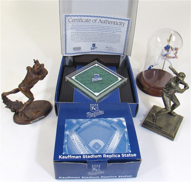 Kansas City Royals Turf and Statutes lot of 3 