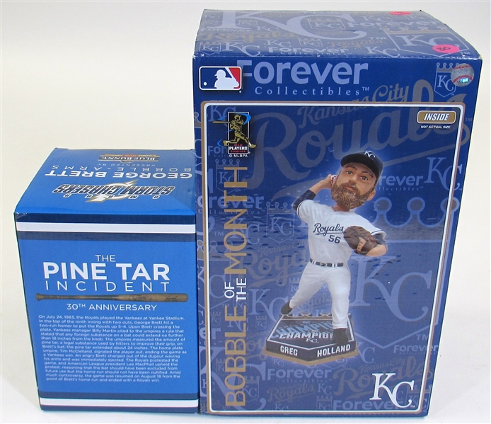 George Brett & Greg Holland Limited Bobbleheads