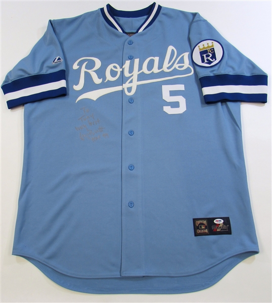 George Brett Signed Cooperstown Jersey PSA AD47894