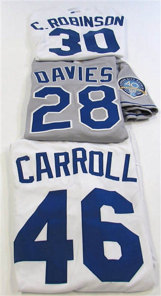 Kansas City Royals Lot of 3 Gu Jerseys