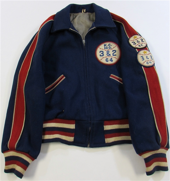 Kansas City 3&2 1962 Baseabll Jacket & Kansas City Junior Olympics Jacket