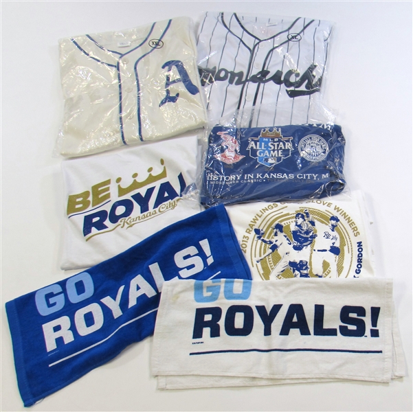 Monarchs, Athletics Jerseys 2012 All-Star, Gold Glove, Be Royal T-Shirts, KC Towels