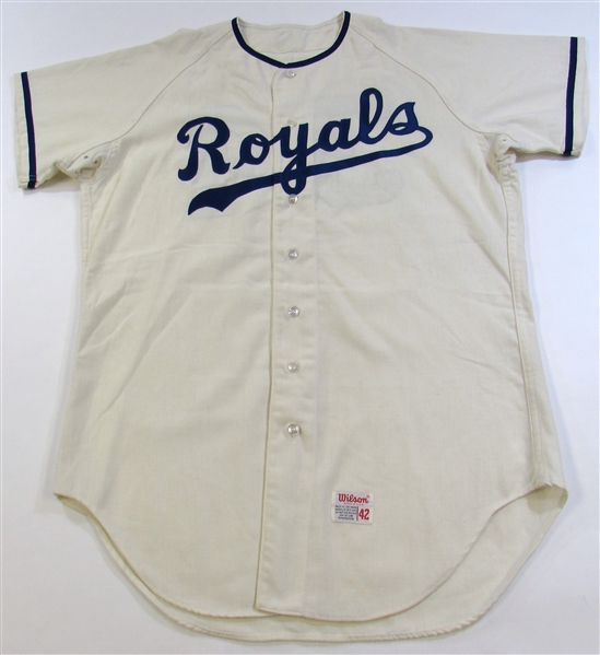 1969 Kansas City Royals Tom Burgmeier GU Jersey (Inagural Season)