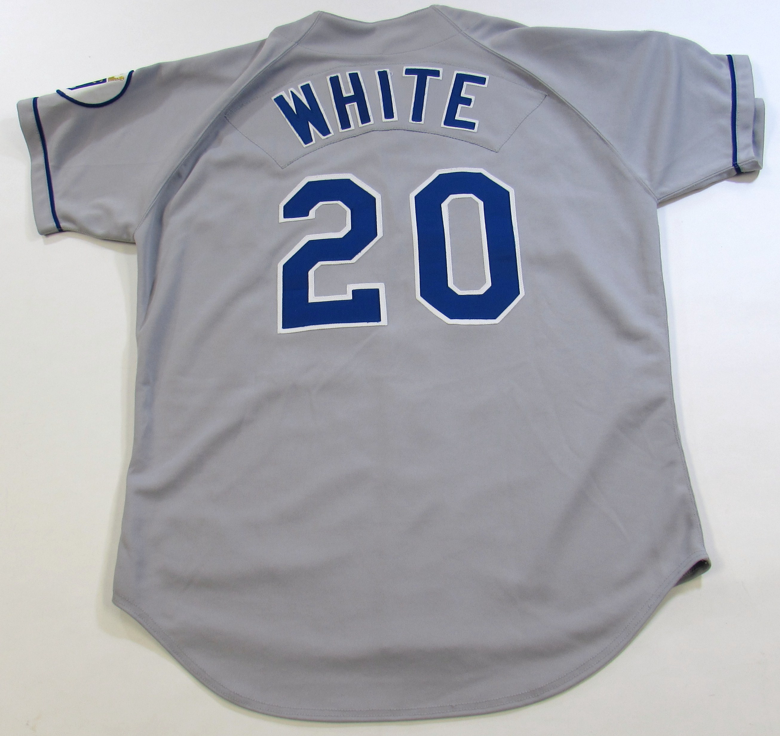 Lot Detail - 1997 Frank White KC Royals GU Jersey (Jackie Patch)