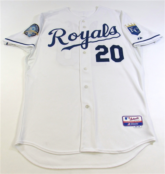 2009 Frank White KC Royals GU Jersey (40th Anniversary Patch)