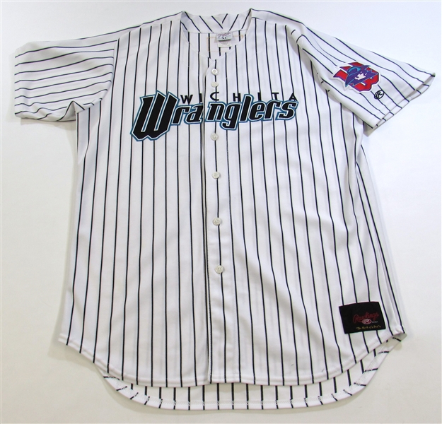 2001 Frank White Wichita Wranglers GU Jersey