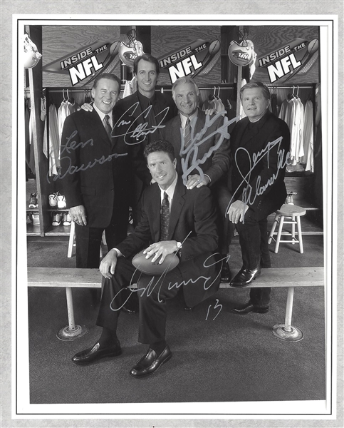 Inside The NFL Signed Photo (Marino, Dawson, Collingsworth, Glanville, & Buoniconti)