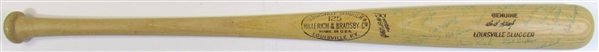 1971 KC Royals Bob Knoop Team Signed 1/2 Bat