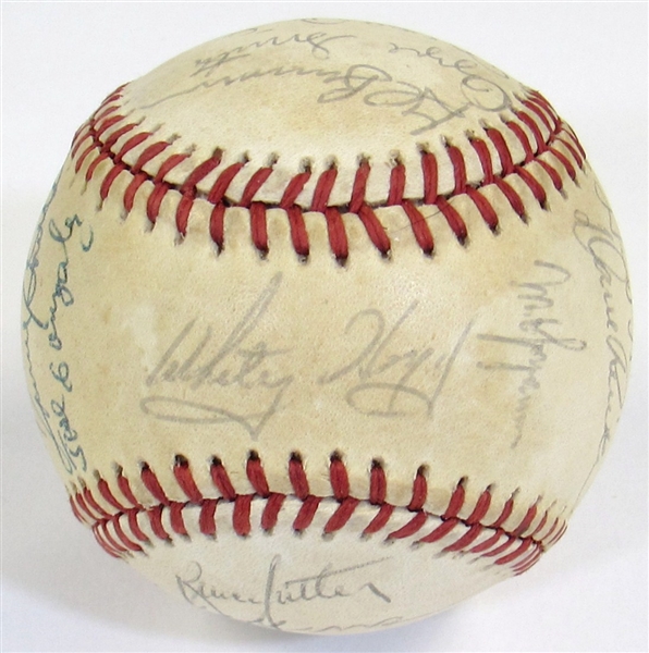 1984 St. Louis Cardinals Team Signed Ball