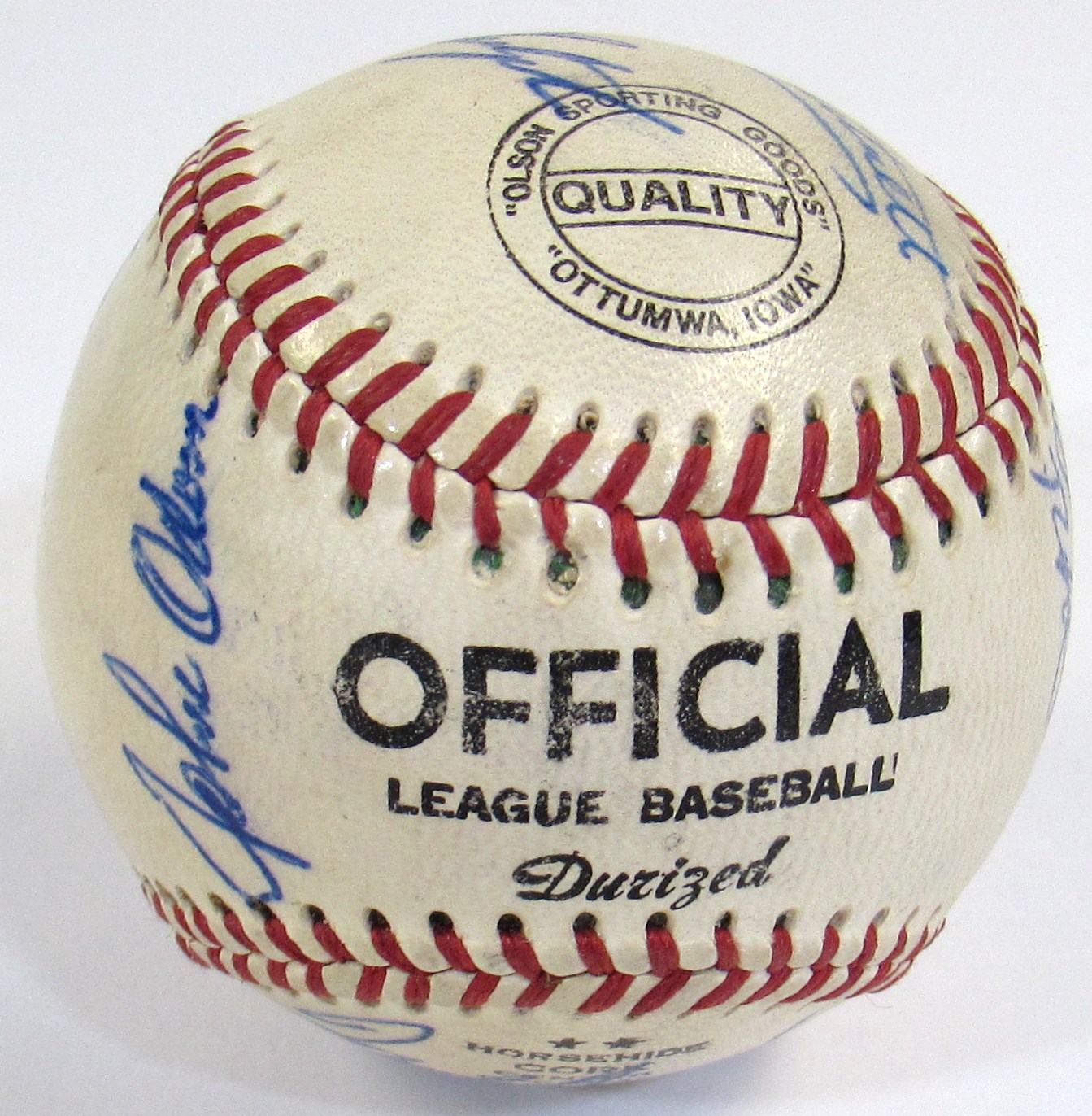 Lot Detail - EXTREMELY RARE 1940-42 BASEBALL SIGNED BY LOU GEHRIG