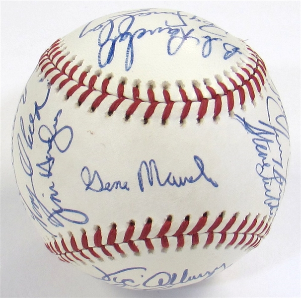 1976 Minnesota Twins Team Signed Ball