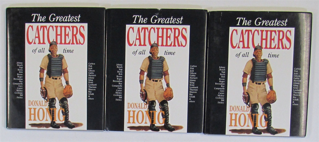 Lot Of 3-Gary Carter Signed Greatest Catchers Of All-Time Books