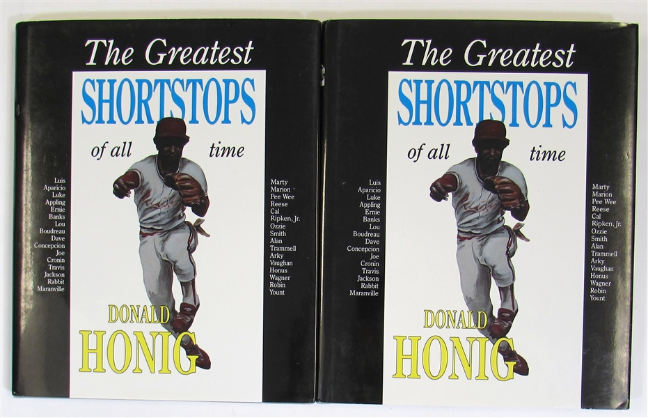 Lot Of 2-Lou Boudreau Signed Greatest Shortstops Of All-Time Books