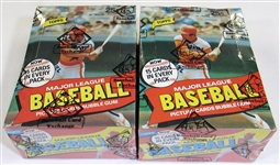 Lot of 2- 1980 Topps Baseball Wax Boxes