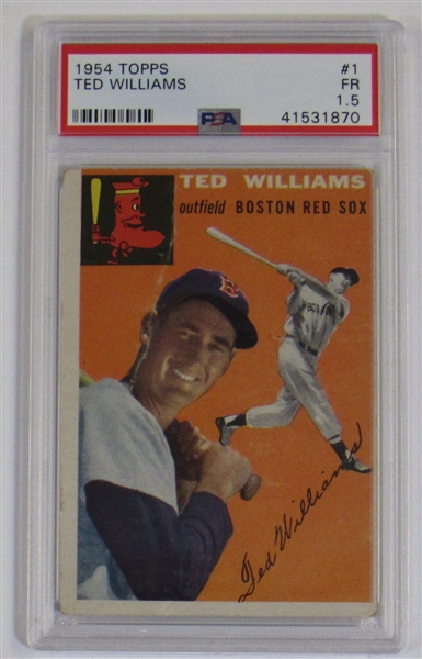 1954 Topps Ted Williams PSA 1.5