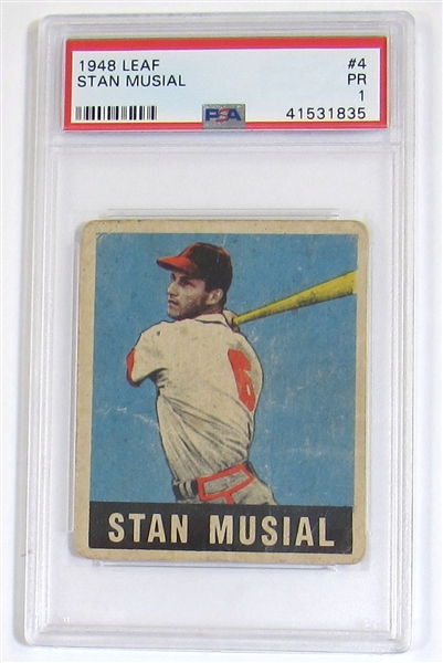 1948 Leaf Stan Musial PSA 1