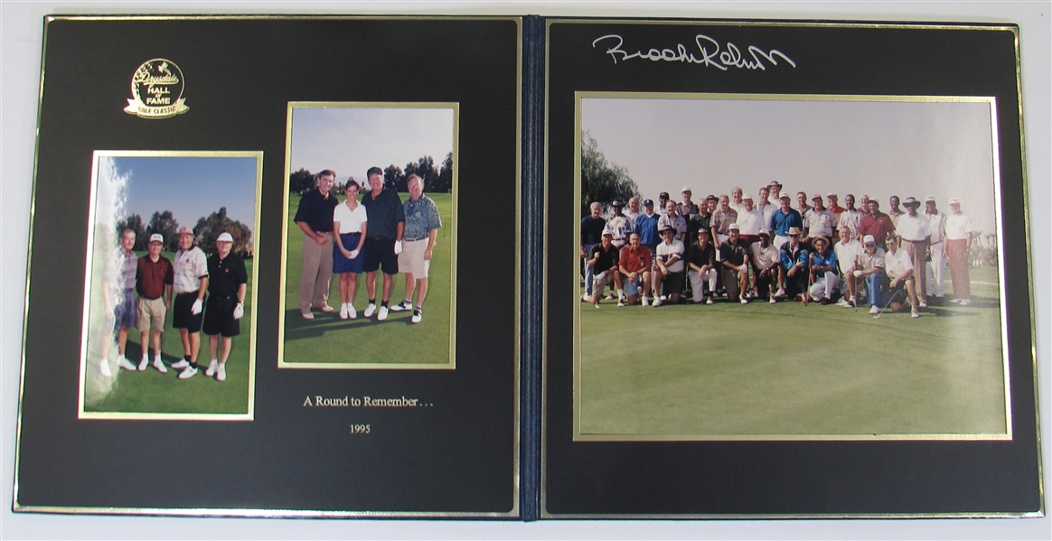Brooks Robinson Signed 1995 Drysdale Golf Classic Photo