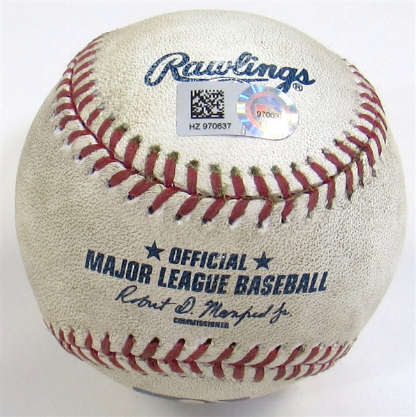 2015 Alex Rois RBI Single Royals Clinch A.L. Central GU Baseball MLB:HZ9700637