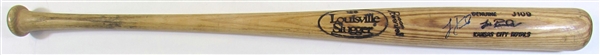 1995-96 Joe Randa Game Used Signed Bat