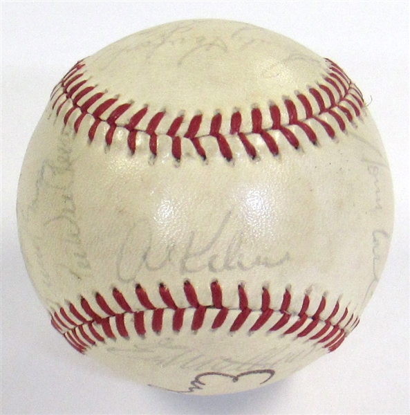 1968 Detroit Tigers W/ Other HOFers & Eugene McCarthy Signed Ball