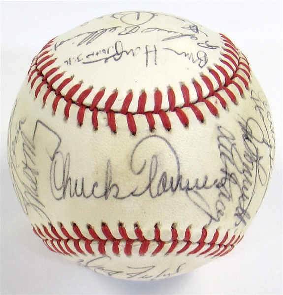 1984 Pittsburgh Pirates Team Signed Ball 30 Sigs
