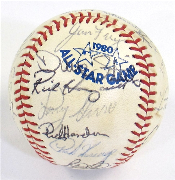 1980 A.L.  All-Star Team Signed Ball 28 Sigs