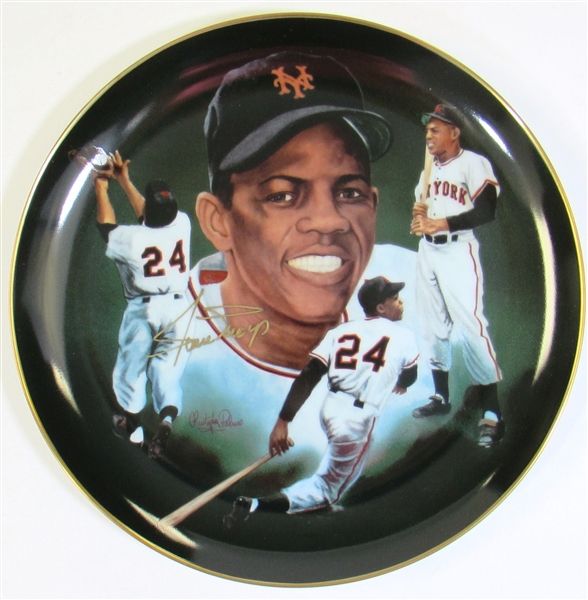 Willie Mays Signed Plate #289/660