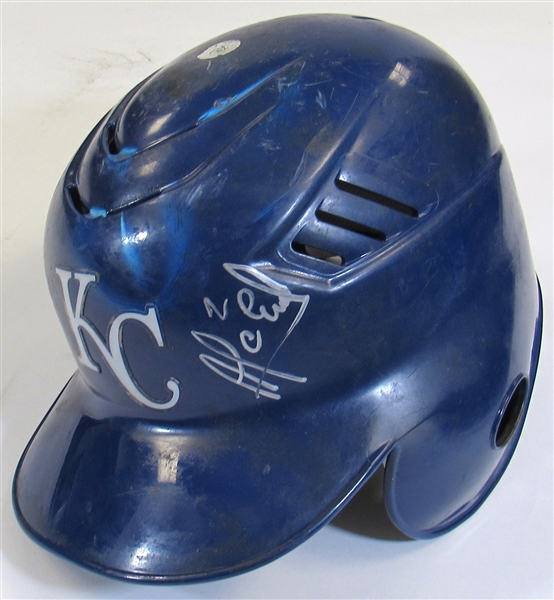 2013 Alcides Escobar GU Signed Batting Helmet