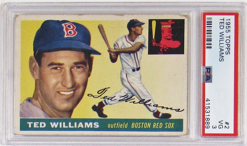 1955 Topps Ted Williams PSA 3