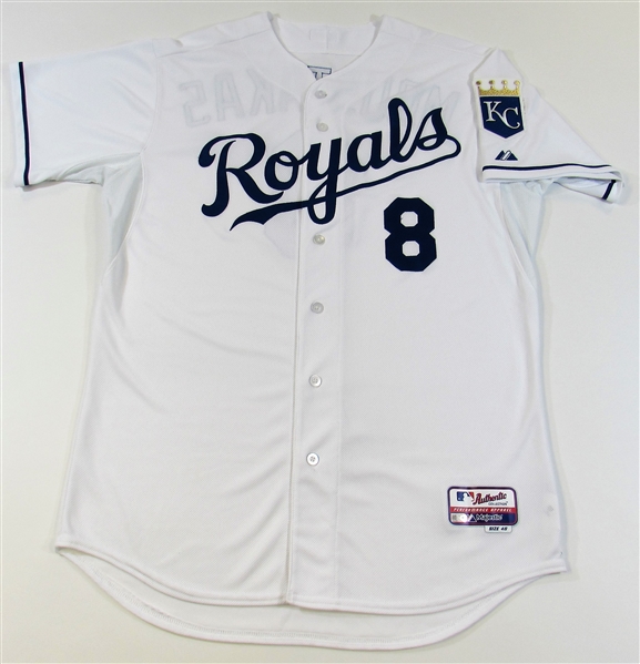 2015 Mike Moustakas Game Issued Jersey