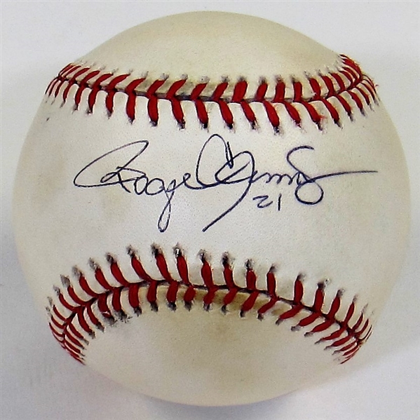 Roger Clemens Signed Ball