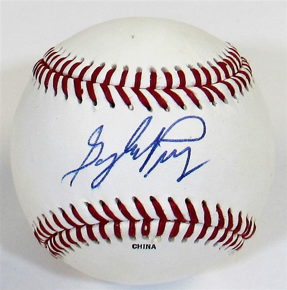 Gaylord Perry Signed Ball