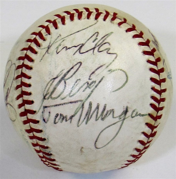 1979 N.Y. Yankees Team Signed Ball W/11 Sigs