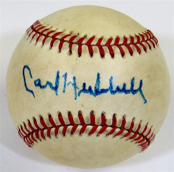 Carl Hubbell Signed Ball
