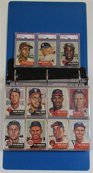1953 Topps Baseball Near Complete Set (Missing 14 Cards)