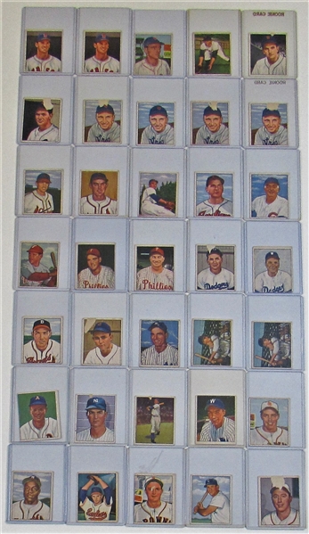 LOT of 35-1950 Bowman Cards (Appling, Frisch, Noren, ETC)