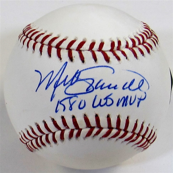 Mike Schmidt Signed 1980 MVP Baseball Fanatics 