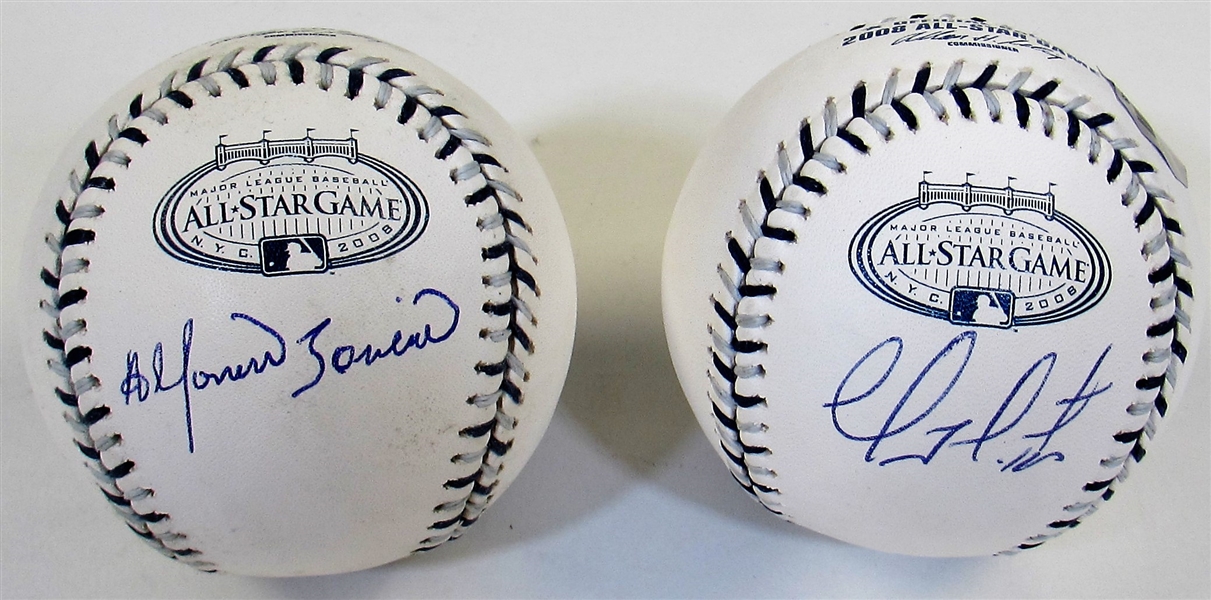 Geovany Soto & Alfonso Soriano Signed 2008 All-Star Balls