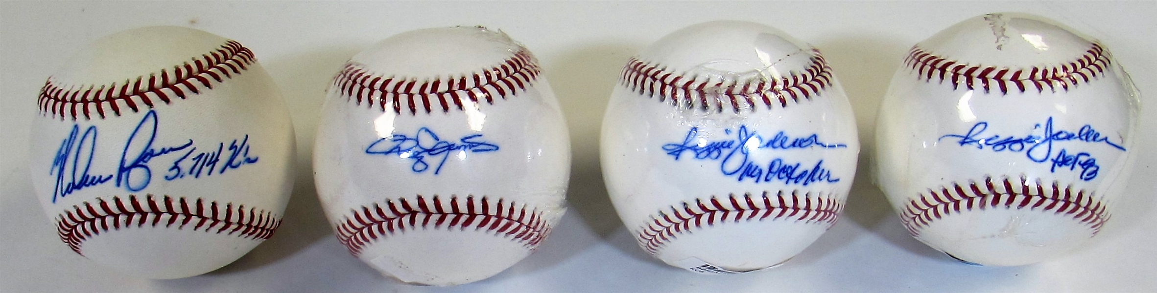 Roger Clemens-Nolan Ryan- Reggie Jackson x 2 Signed Baseballs