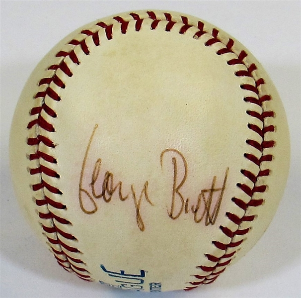 George Brett & Cookie Rojas Signed Vintage Baseball