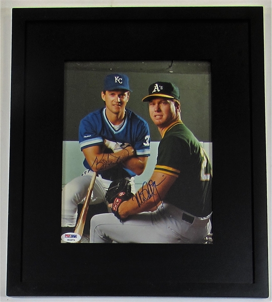 Mark McGwire & Kevin Seitzer Signed Photo