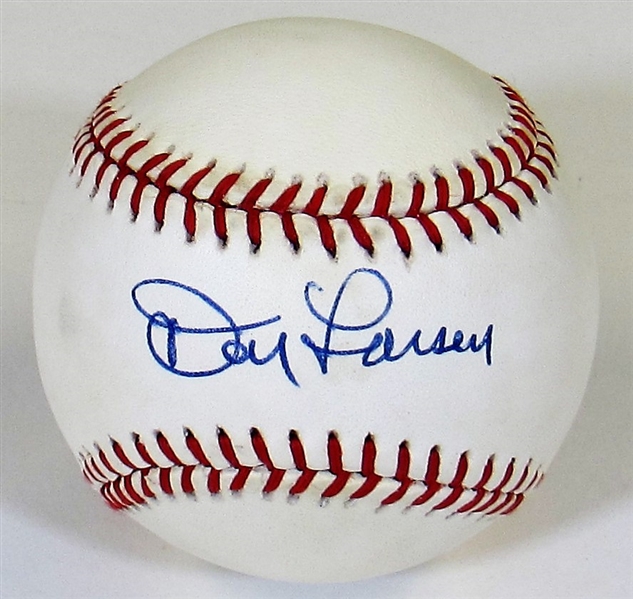 Don Larsen Single Signed Baseball