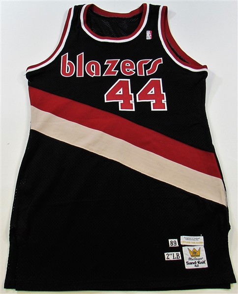 1989 Drazen Petrovic GU Rookie Portland Trail Blazers Jersey