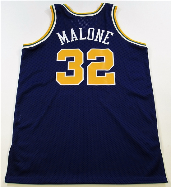 Lot Detail - 1990-91 Karl Malone Game Worn Utah Jazz Jersey