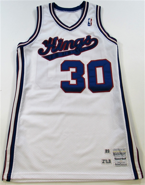 1989 Kenny (The Jet) Smith Game Worn Kings Jersey
